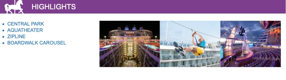 Allure of the Seas Fact Sheet